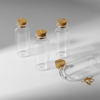 Набор баночек для хранения бисера, d = 3 × 7 см, 4 шт, в контейнере, 13,5 × 8,7 × 4 см Набор баночек для хранения бисера, d = 3 × 7 см, 4 шт, в контейнере, 13,5 × 8,7 × 4 см