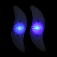 Фонарь велосипедный на спицу, водонепроницаемый, 1 диод, 12.5 х 3.5 х 2 см, 2 шт, синий Фонарь велосипедный на спицу, водонепроницаемый, 1 диод, 12.5 х 3.5 х 2 см, 2 шт, синий