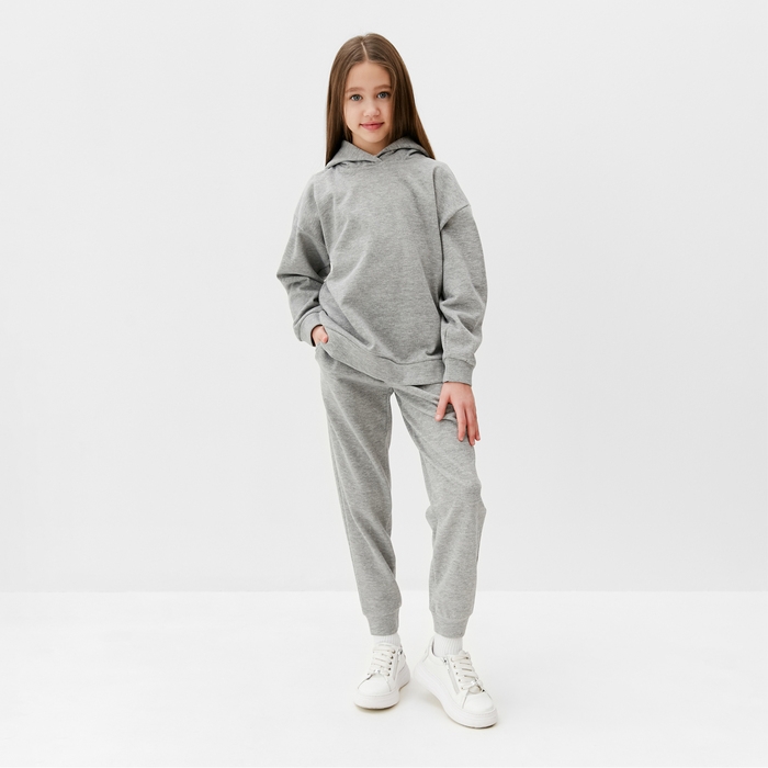 Костюм для девочки MINAKU, цвет серый, рост 134 см Костюм для девочки MINAKU, цвет серый, рост 134 см