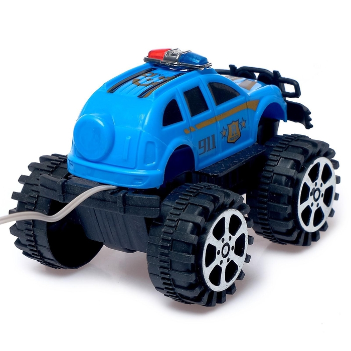 Джип &laquo;Полиция&raquo;, на дистанционном управлении, работает от батареек, МИКС