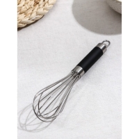 Венчик для взбивания Доляна Venus, 21 см, цвет чёрный