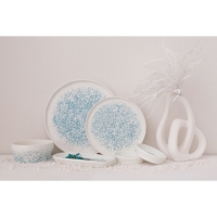 Тарелка фарфоровая обеденная Magistro &laquo;Лунный океан&raquo;, d=28 см