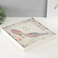 Фотоальбом магнитный 20 листов "Туфли парижанки" 33х35х4 см