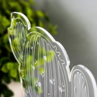 Светильник "Кактус" LED белый 14х9,5х15 см RISALUX Светильник "Кактус" LED белый 14х9,5х15 см RISALUX