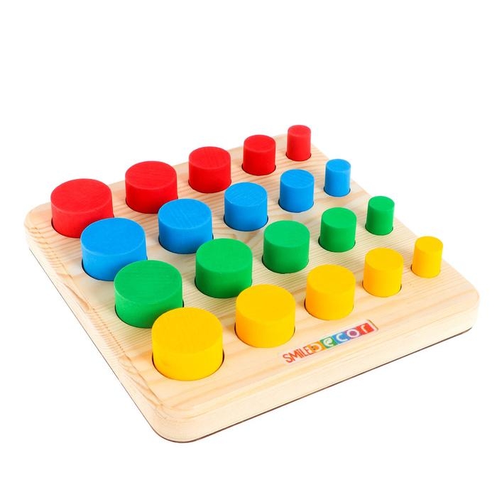 Головоломка «Цветные столбики», 20 элементов Головоломка «Цветные столбики», 20 элементов