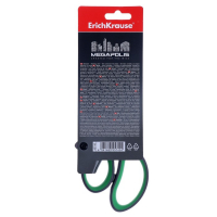 Ножницы Erich Krause Megapolis Ergo, 20 см, с усовершенствованными 4D-лезвиями, не ржавеют, ручки с резиновыми вставками, в блистере Ножницы Erich Krause Megapolis Ergo, 20 см, с усовершенствованными 4D-лезвиями, не ржавеют, ручки с резиновыми вставками, в блистере