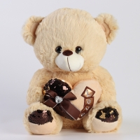 Мягкая игрушка &laquo;Мишка&raquo; с сердцем, 30 см