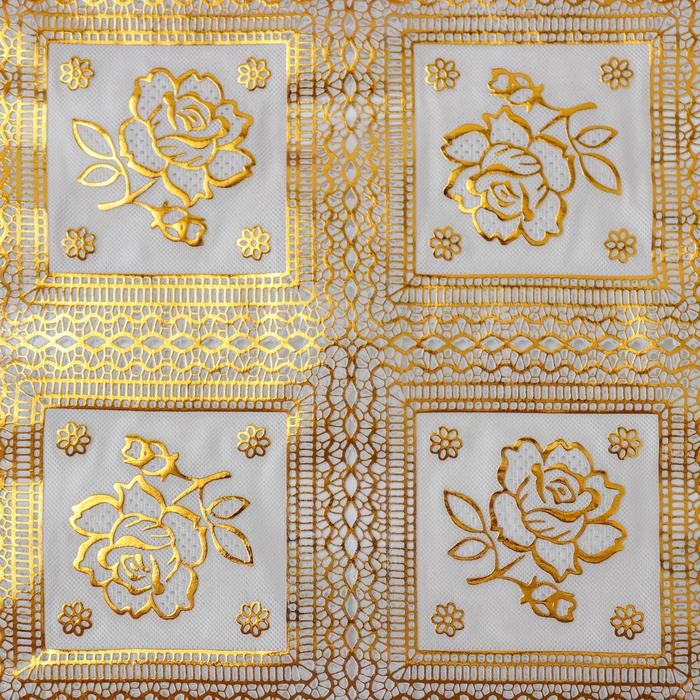 Клеёнка на стол столовая &laquo;Милая Роуз&raquo;, ширина 50 см, рулон 20 метров, толщина 0,4 мм