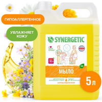 Жидкое мыло Synergetic "Полевые цветы", гипоаллергенное, 5 л Жидкое мыло Synergetic "Полевые цветы", гипоаллергенное, 5 л