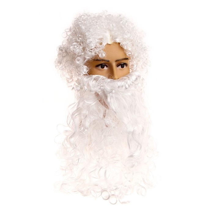 Карнавальный набор «Посейдон», парик, борода, трезубец Карнавальный набор «Посейдон», парик, борода, трезубец