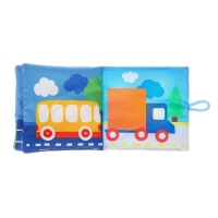 Книжка-шуршалка &laquo;Транспорт&raquo; 12х12 см, Крошка Я