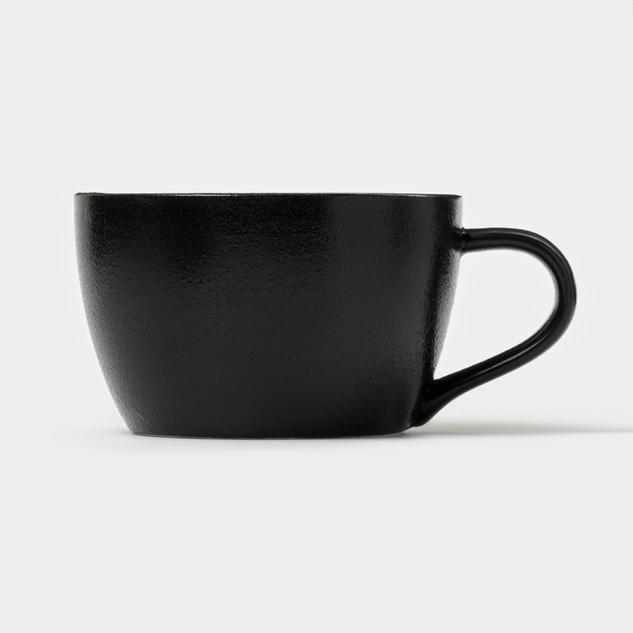 Набор керамический кофейный Magistro Carbon, 4 предмета: чашка 200 мл, блюдце d=14,5 см Набор керамический кофейный Magistro Carbon, 4 предмета: чашка 200 мл, блюдце d=14,5 см