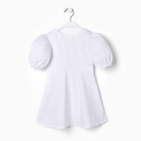 Платье для девочки MINAKU, цвет белый, рост 128 см