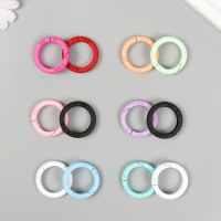 Карабин металл "Колесо" МИКС 3,5х3,5 см Карабин металл "Колесо" МИКС 3,5х3,5 см