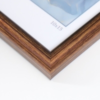 Фоторамка пластик "Радуга" 10х15 см, бронза Фоторамка пластик "Радуга" 10х15 см, бронза