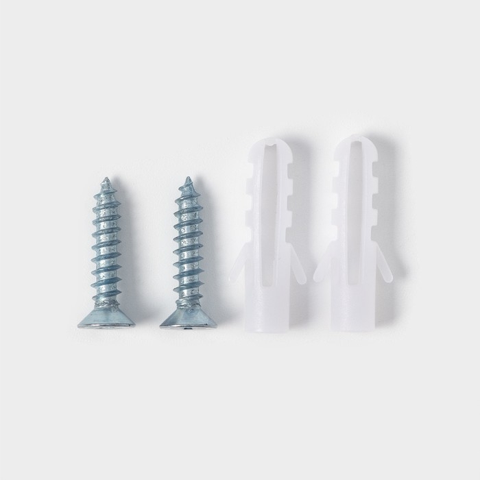 Полка для ванной Доляна, угловая, на вакуумных присосках, 19&times;19&times;5,5 см, цвет хромированный