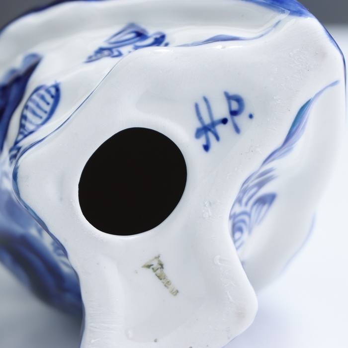 Сувенир Сова, гжель,13х9 см