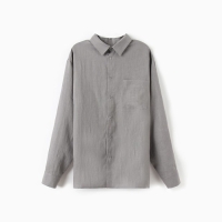 Рубашка мужская с длинным рукавом MIST р.56, серый