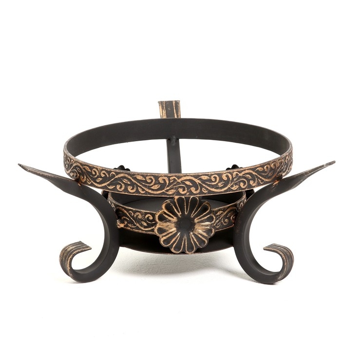 Подставка под садж, кованная "Шелковый путь" 25 см