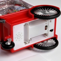 Светодиодная фигура &laquo;Мастерская Санты&raquo; 16.5 &times; 24 &times; 10 см, пластик, батарейки ААх3 (не в комплекте), USB, свечение тёплое белое