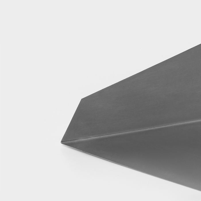 Совок для мусора 310&times;240 мм, ручка 85 см, оцинковка 0,5