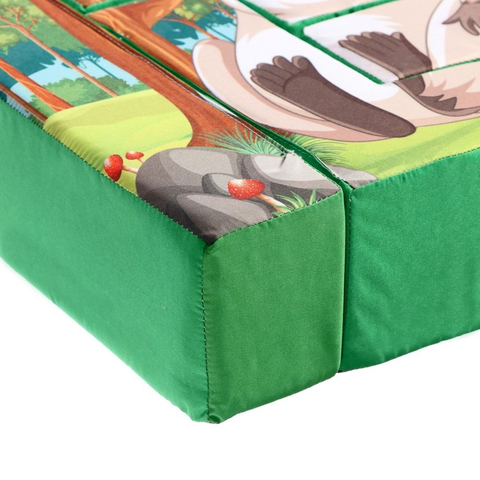 Мягкий развивающий пазл &laquo;Лисичка&raquo;, 9 элементов