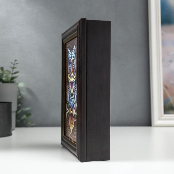 Ключница "Сова" венге 15х21 см