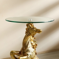 Стол декоративный "Золотой конь" 45х45х84 см