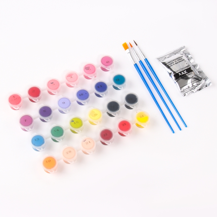 Картина по номерам &laquo;Мир в стекле&raquo;, на холсте с подрамником, 40 &times; 50 см