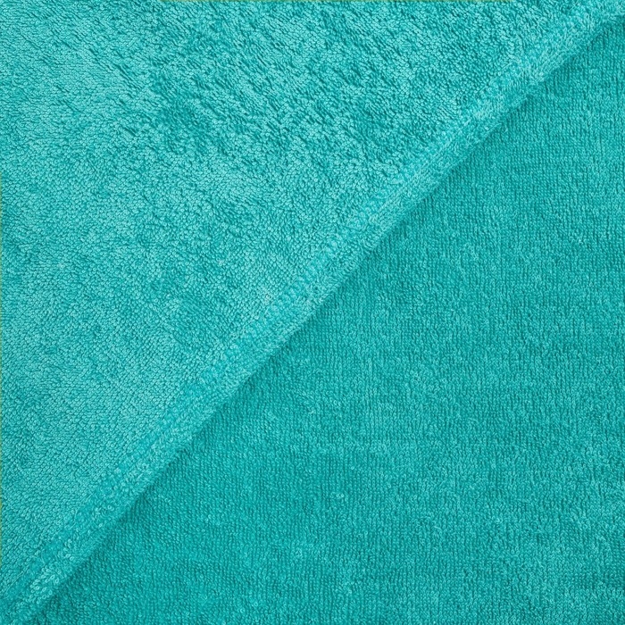 Полотенце уголок махровое Крошка Я 85х85 см, цвет голубая трава, 100% хлопок, 320 г/м