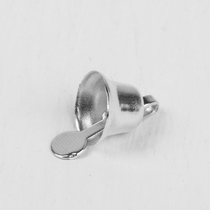 Колокольчик для рукоделия, набор 20 шт., размер 1 шт. — 0,8 см, цвет серебряный Колокольчик для рукоделия, набор 20 шт., размер 1 шт. — 0,8 см, цвет серебряный