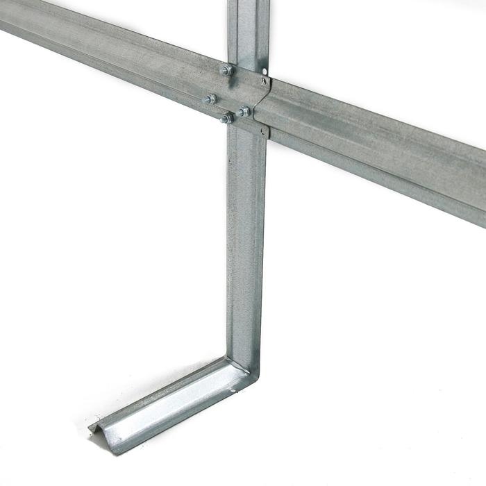 Парник, длина 5 м, оцинкованный профиль из 5 дуг, спанбонд 65 г/м&sup2;, &laquo;Агрощит&raquo;