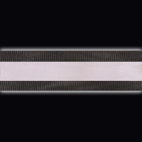 Светоотражающая лента стропа, 40 мм, 5 &plusmn; 1 м, цвет чёрный