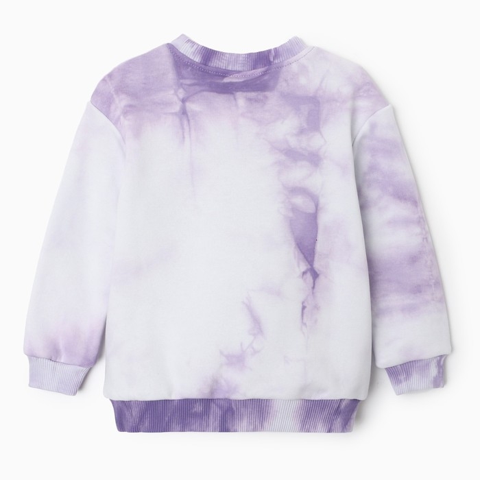 Свитшот «Тай-дай» детский, цвет лаванда, рост 122 см Свитшот «Тай-дай» детский, цвет лаванда, рост 122 см
