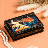 Шкатулка &laquo;Жар-Птица&raquo;, 10&times;14 см, лаковая миниатюра