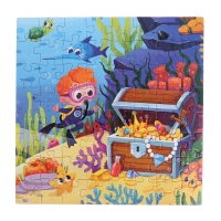 Пазлы 4 в 1 «Исследователи океана», 25, 36, 49, 64 элемента Пазлы 4 в 1 «Исследователи океана», 25, 36, 49, 64 элемента