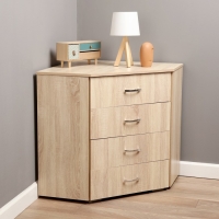 Комод угловой, 780х780х820, сонома Комод угловой, 780х780х820, сонома