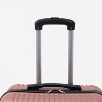 Чемодан средний 60 л (M), отдел на молнии, кодовый замок, цвет розовый Чемодан средний 60 л (M), отдел на молнии, кодовый замок, цвет розовый