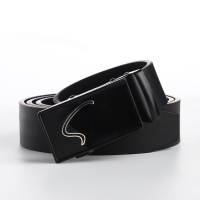 Ремень мужской &laquo;Великан&raquo;, ширина 4 см, автомат, пряжка металл, цвет чёрный