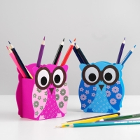 Карандашница «Совушки», МИКС Карандашница «Совушки», МИКС