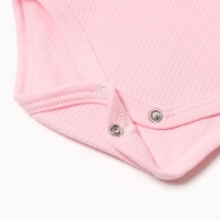 Боди детский, цвет розовый, рост 56 см