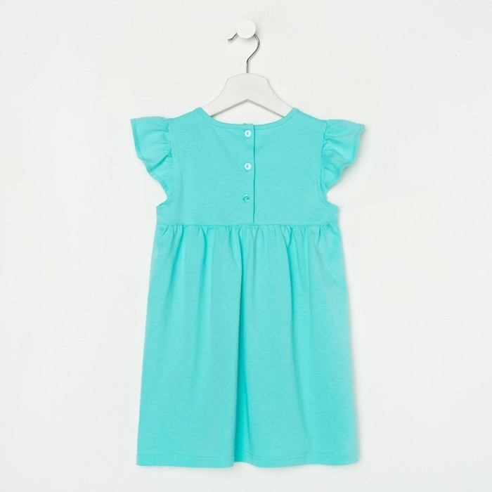 Платье для девочки, цвет мятный, рост 110 см