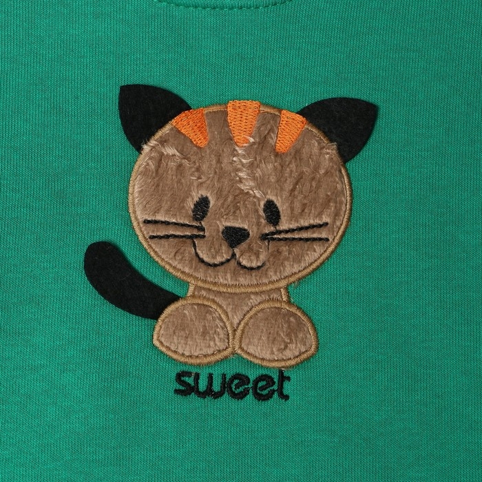 Костюм для девочек (свитшот, брюки), НАЧЁС, цвет зелёный, рост 86 см Костюм для девочек (свитшот, брюки), НАЧЁС, цвет зелёный, рост 86 см