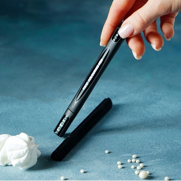 Набор маркеров для украшения десертов, 13,5&times;6,5&times;1,5 см, 2 шт, цвет чёрный