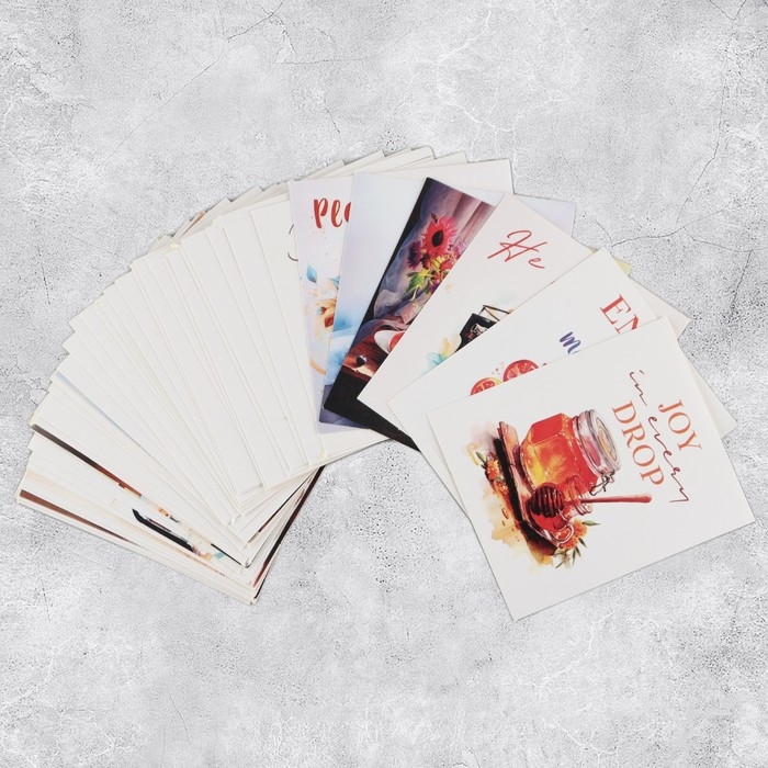 Наклейки-стикеры, набор,&laquo;За кружечкой чая&raquo;, 6 х 7 см, 50 шт