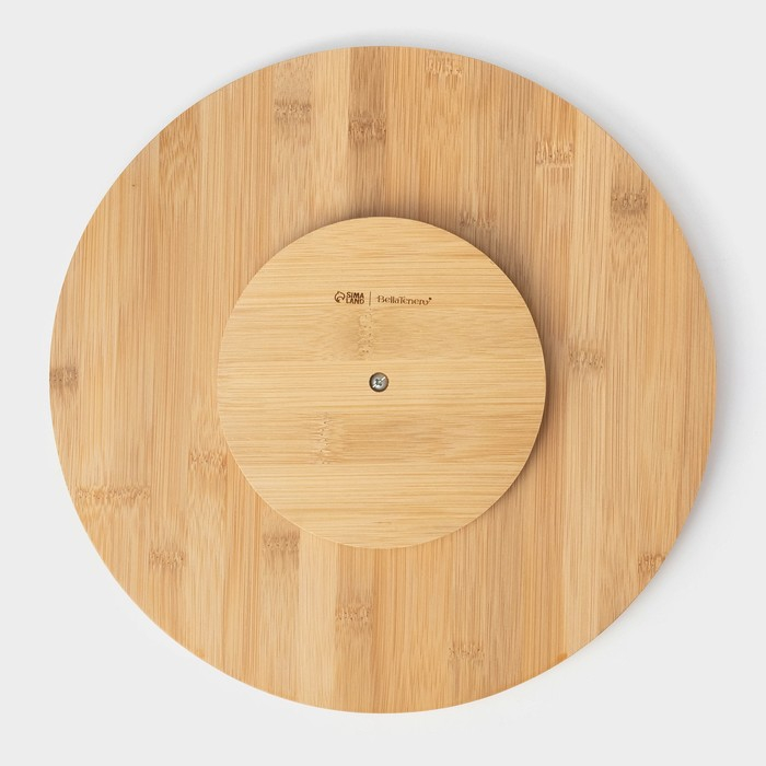 Подставка крутящаяся для подачи, 32×32 см, бамбук Подставка крутящаяся для подачи, 32×32 см, бамбук