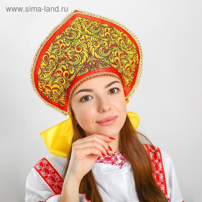 Кокошник &laquo;Завиток золотой&raquo;