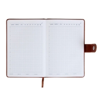 Ежедневник недатированный А5, 140 листов в клетку, с калькулятором, обложка пвх, МИКС Ежедневник недатированный А5, 140 листов в клетку, с калькулятором, обложка пвх, МИКС