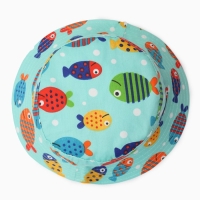 Панама детская KAFTAN "Рыбки" р.50 голубой Панама детская KAFTAN "Рыбки" р.50 голубой