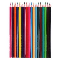 Карандаши 18 цветов ErichKrause Safari, дерево, трехгранные, с европодвесом